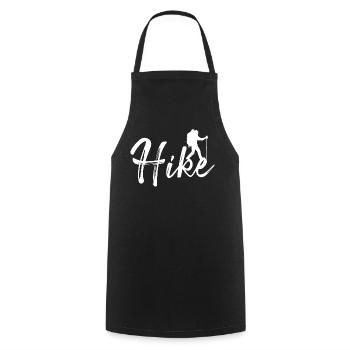 Hike Mountain Hike Hiking Statement Mountains - Cooking Apron - black - Front - AI Model Male 185 dark (185cm)