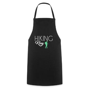 Hiking King - Kochschürze - Schwarz - Vorne - AI Model Male 185 dark (185cm)