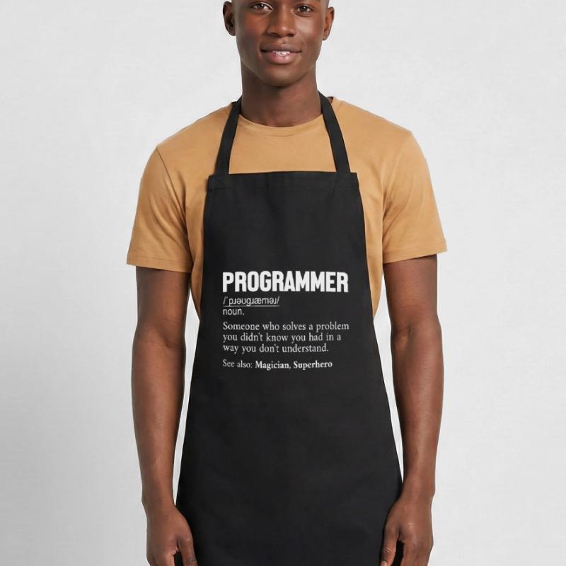 Programmer Definition Softwareentwickler Coder Kochschürze