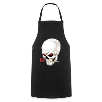 Skull Dart Dart Dart - Tablier de cuisine - noir - Devant - AI Model Male 185 dark (185cm)