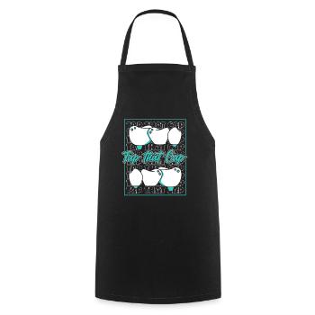 Tap That Cap Dental Laboratory Dental Laboratory Dental Technician - Cooking Apron - black - Front - AI Model Male 185 dark (185cm)