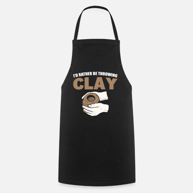 Ceramic Artist - Cooking Apron - black