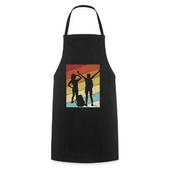 Randonnée en montagne Randonnées Randonnées - Tablier de cuisine - noir - Devant - AI Model Male 185 dark (185cm)