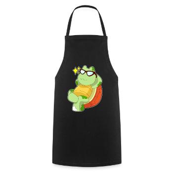 Turtle Sunglasses - Cooking Apron - black - Front - AI Model Male 185 dark (185cm)