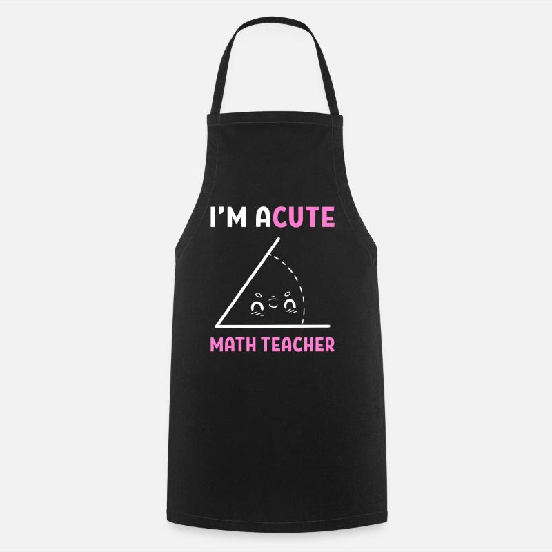 Math Word Games Math Professeur de maths - Tablier de cuisine - noir