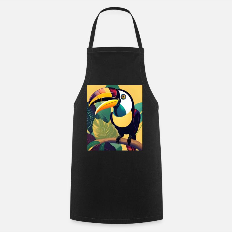 Toucan - Tablier de cuisine - noir