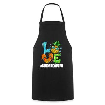 Educator Last Day Holiday Outfit Travel Holiday - Cooking Apron - black - Front - AI Model Male 185 dark (185cm)