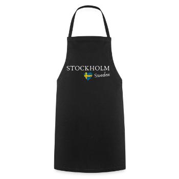 J’adore Stockholm Suède - Tablier de cuisine - noir - Devant - AI Model Male 185 dark (185cm)