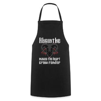 Satan Beelzebub Teufel Gothic Pentagram Mystisch - Kochschürze - Schwarz - Vorne - AI Model Male 185 dark (185cm)