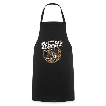 World's Best Carpenter Carpenter Wood Technician - Cooking Apron - black - Front - AI Model Male 185 dark (185cm)