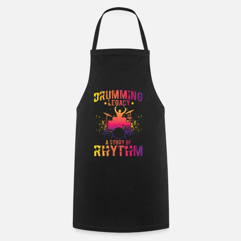 Drummers Drummers Drummers Drummers - Cooking Apron - black