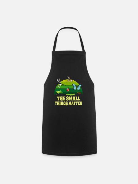 Insects little things are important entomology - Cooking Apron - black