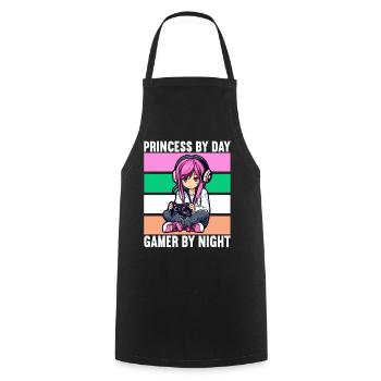 Console de jeu PC Gamer Girl Gamer Girl - Tablier de cuisine - noir - Devant - AI Model Male 185 dark (185cm)