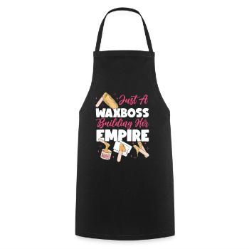 Cute Esthetician Skincare - Cooking Apron - black - Front - AI Model Male 185 dark (185cm)