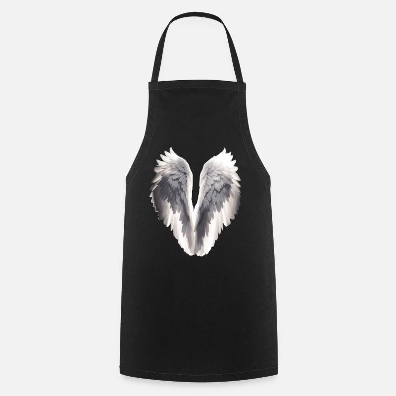 Ailes d’ange - Tablier de cuisine - noir