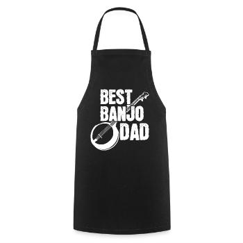Banjo Father - Cooking Apron - black - Front - AI Model Male 185 dark (185cm)