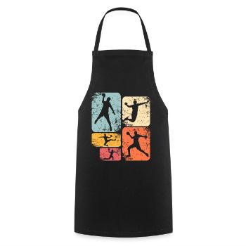 Handballeur Handballeur - Tablier de cuisine - noir - Devant - AI Model Male 185 dark (185cm)