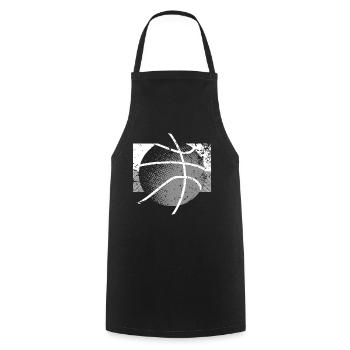 Basketball Basketballer - Kochschürze - Schwarz - Vorne - AI Model Male 185 dark (185cm)
