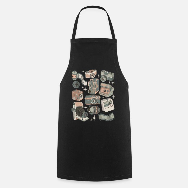 Analogue cameras - Cooking Apron - black