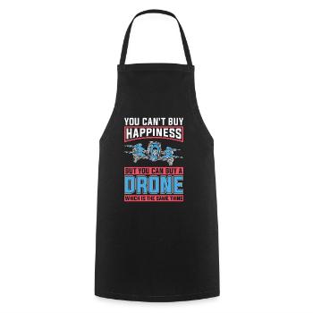 Drone Racing You Can't Buy Happiness But Fpv Race - Cooking Apron - black - Front - AI Model Male 185 dark (185cm)