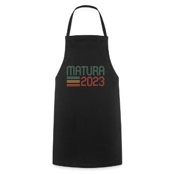 Matura Young Girls Women and Men Matura 2023 - Cooking Apron - black - Front - AI Model Male 185 dark (185cm)