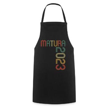 Matura Jeunes Filles Femmes et Hommes Matura 2023 - Tablier de cuisine - noir - Devant - AI Model Male 185 dark (185cm)