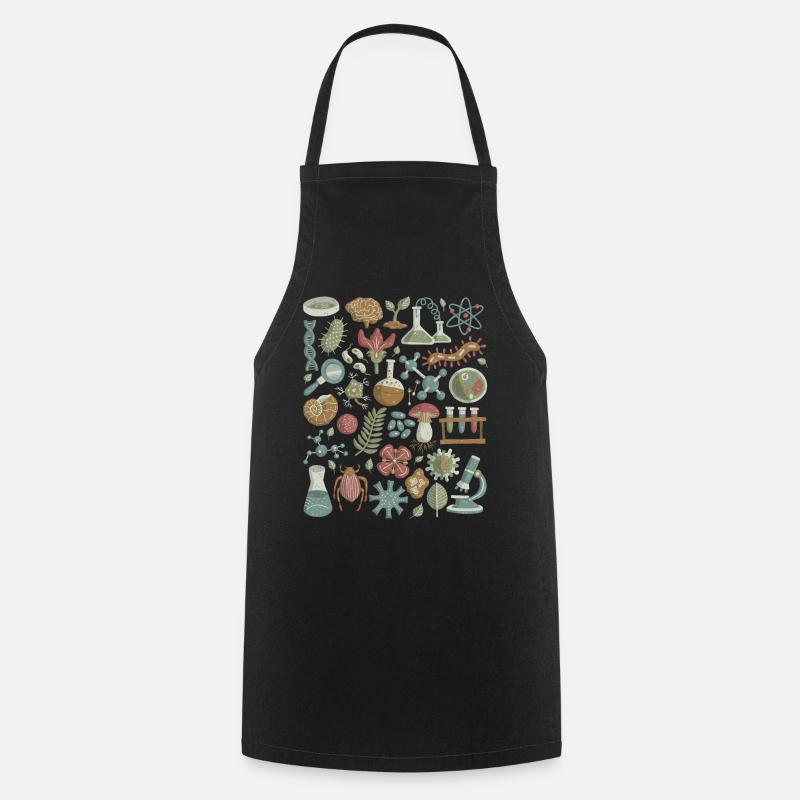 Biologie - Tablier de cuisine - noir