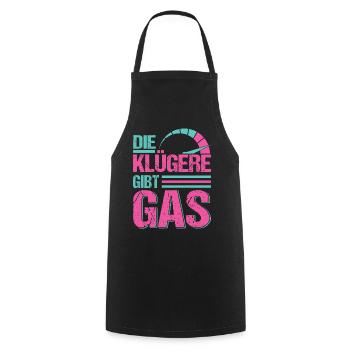 Auto Tuner Girl, KFZ Mechaniker Racing, Frau - Kochschürze - Schwarz - Vorne - AI Model Male 185 dark (185cm)