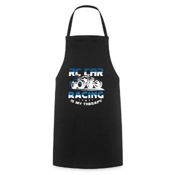 RC Model Racing RC Car Racing Is My Therapy RC Car - Cooking Apron - black - Front - AI Model Male 185 dark (185cm)
