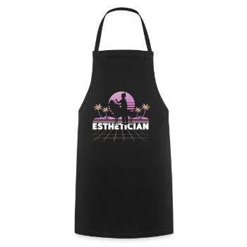 Cute Licensed Esthetician Skincare - Kochschürze - Schwarz - Vorne - AI Model Male 185 dark (185cm)