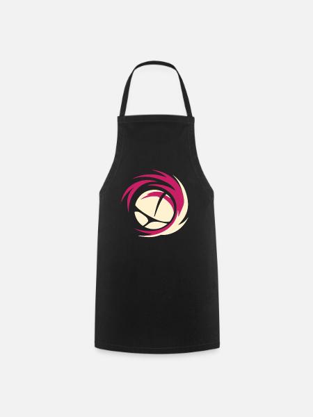 Volleyball - Kochschürze - Schwarz