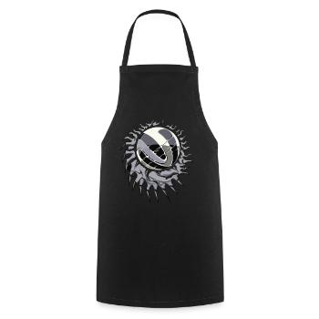 Volleyball Volleyball Player Logo - Cooking Apron - black - Front - AI Model Male 185 dark (185cm)