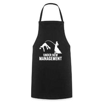 Bachelor party rumbling bachelor party - Cooking Apron - black - Front - AI Model Male 185 dark (185cm)