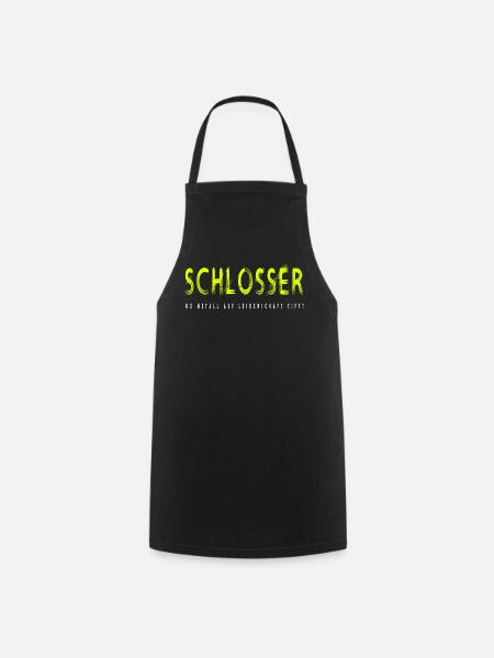 Schlosser Handwerker Design - Kochschürze - Schwarz