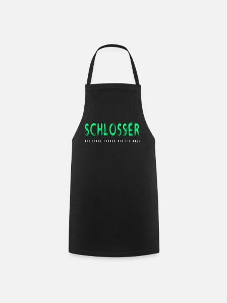 Schlosser Handwerker Design - Kochschürze - Schwarz