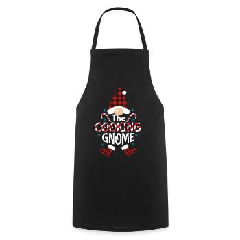 Cook Chefs Christmas Efl Saying Holiday Dinner - Cooking Apron - black - Front - AI Model Male 185 dark (185cm)