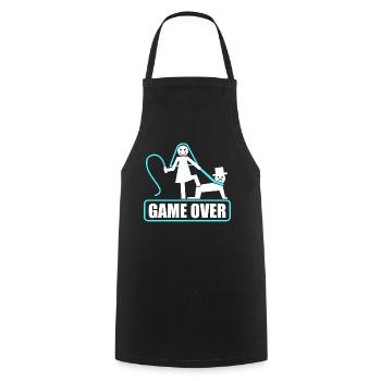 Bachelor party rumbling bachelor party - Cooking Apron - black - Front - AI Model Male 185 dark (185cm)