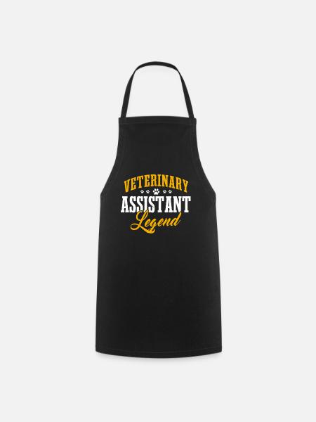 Légende de l’assistant vétérinaire - Tablier de cuisine - noir