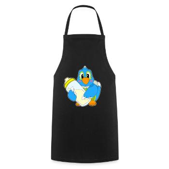 Parrot Baby Lait Baby - Tablier de cuisine - noir - Devant - AI Model Male 185 dark (185cm)