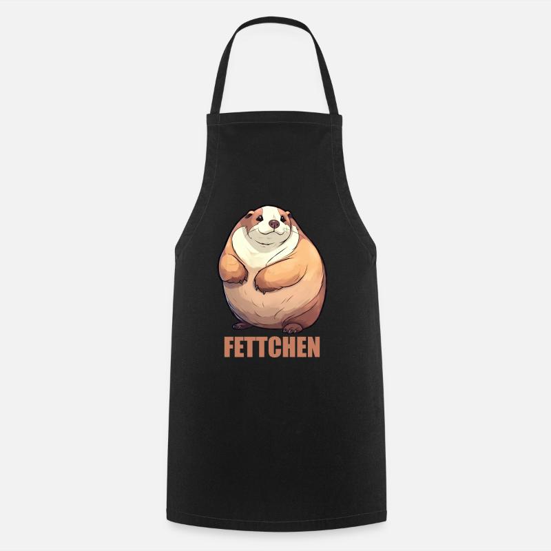 Fettchen Frettchen - Kochschürze - Schwarz
