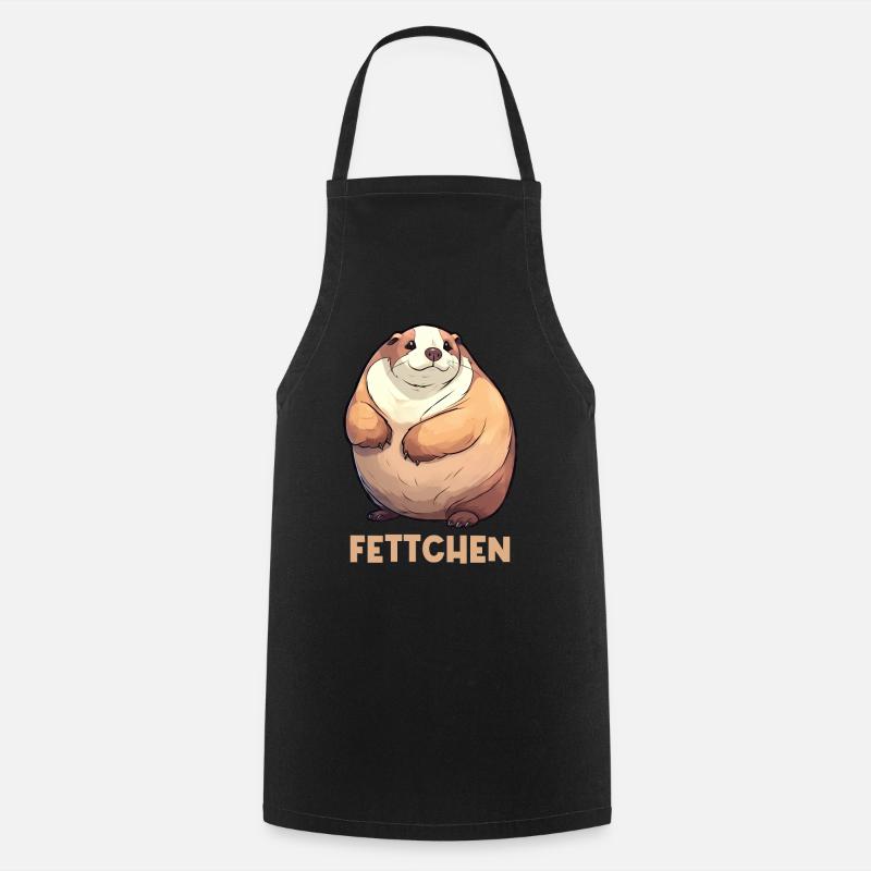 Fettchen Frettchen - Kochschürze - Schwarz