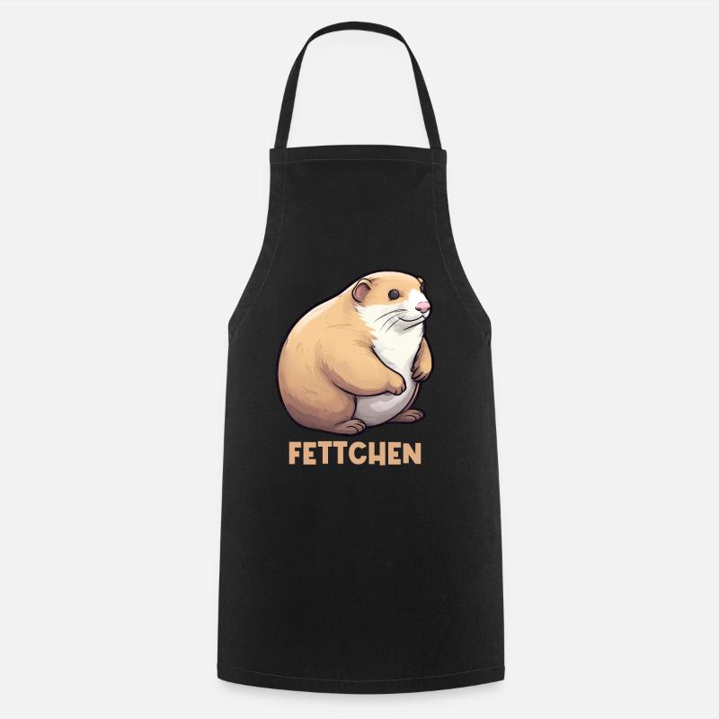 Fettchen Frettchen - Kochschürze - Schwarz