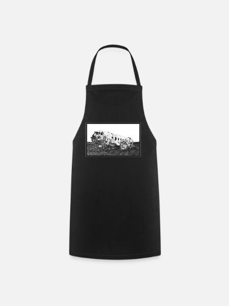 The plane wreck - Cooking Apron - black