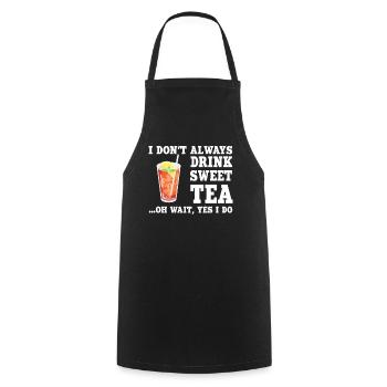 Tee shirt doux - Tablier de cuisine - noir - Devant - AI Model Male 185 dark (185cm)