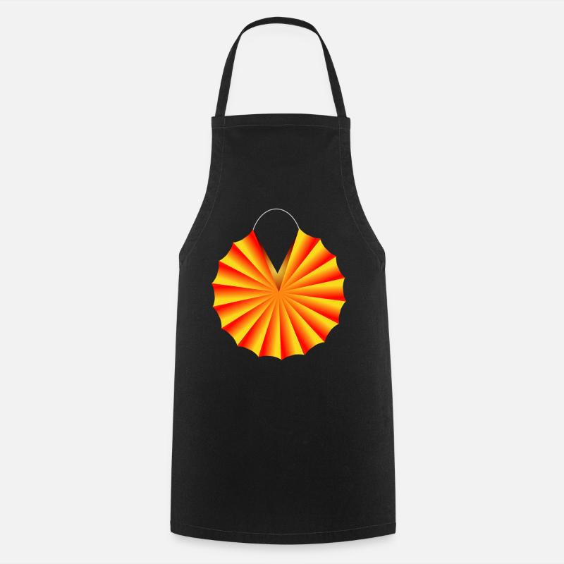 glowing lantern as a great party symbol - Cooking Apron - black