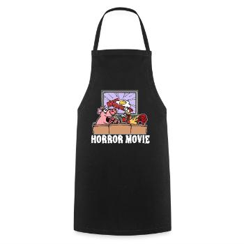 Movies Cineaste Movies Movies Cinema Night Statement - Cooking Apron - black - Front - AI Model Male 185 dark (185cm)