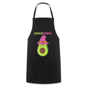 Avocadabra Zauberer - Kochschürze - Schwarz - Vorne - AI Model Male 185 dark (185cm)