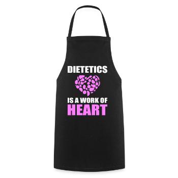 Herzwerk Health Trainer - Cooking Apron - black - Front - AI Model Male 185 dark (185cm)