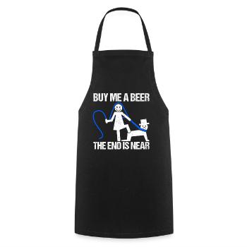 Bachelor party rumbling bachelor party - Cooking Apron - black - Front - AI Model Male 185 dark (185cm)