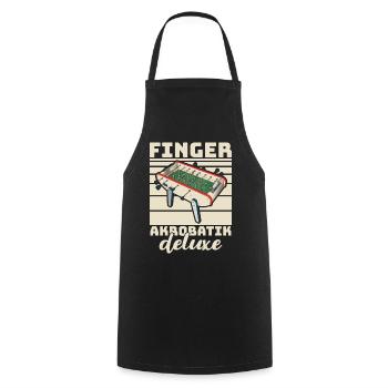 Foosball Gift Fans Wuzler Foosball - Cooking Apron - black - Front - AI Model Male 185 dark (185cm)